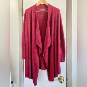 Barefoot Dreams Bamboo Chic S/M Cardigan - Red